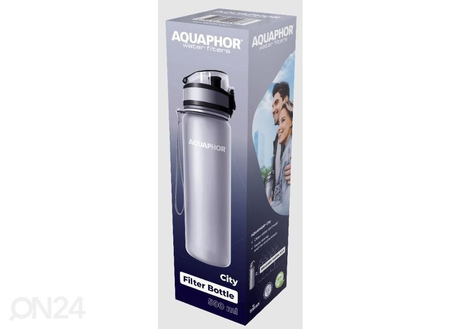 Suodatinpullo 0,5 L Aquaphor City kuvasuurennos