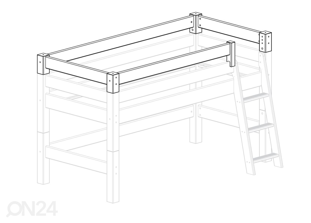 Suwem turvalaita Lahe sänkyyn 80x200 cm kuvasuurennos