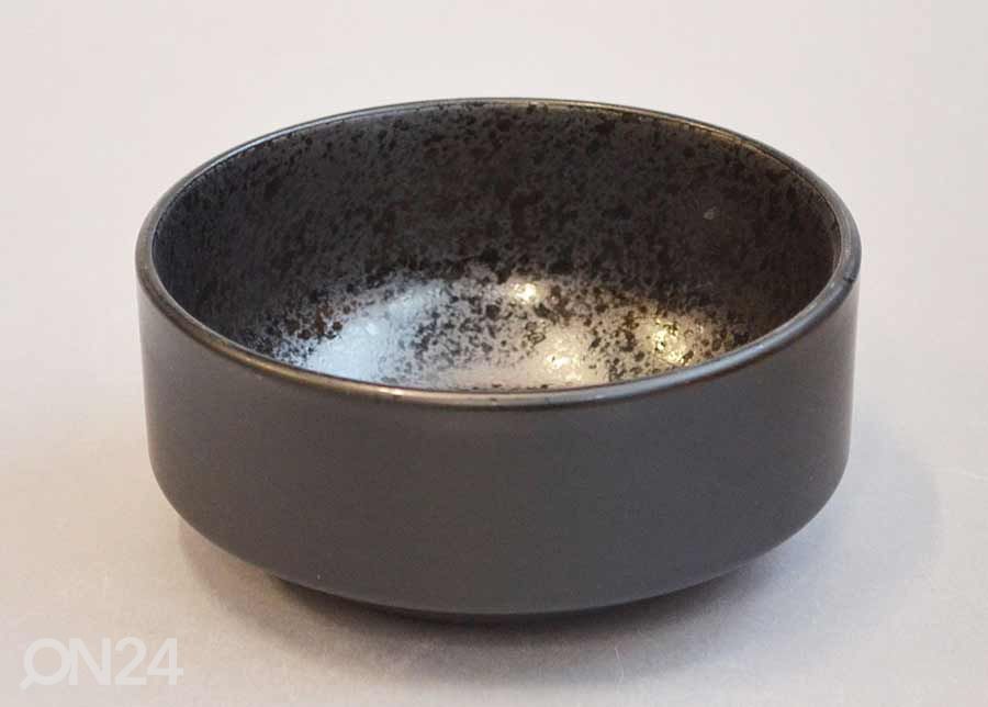 Syvät lautaset Ø 15cm Musta Helmi, 6 kpl kuvasuurennos