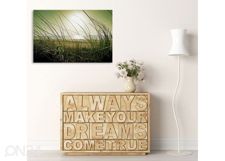 Taulu Coastal grass 50x70 cm kuvasuurennos