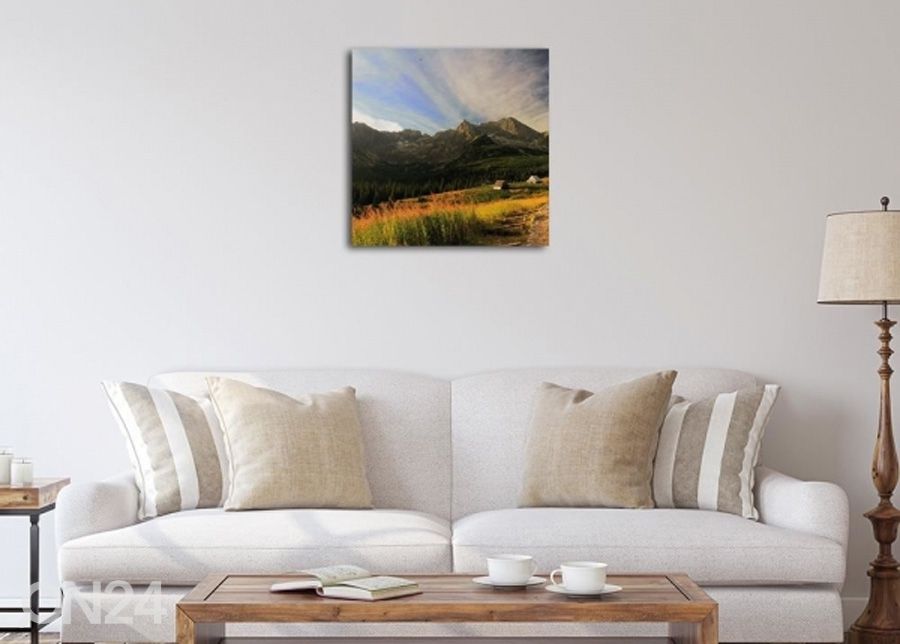 Taulu Mountain landscape 3D 30x30 cm kuvasuurennos