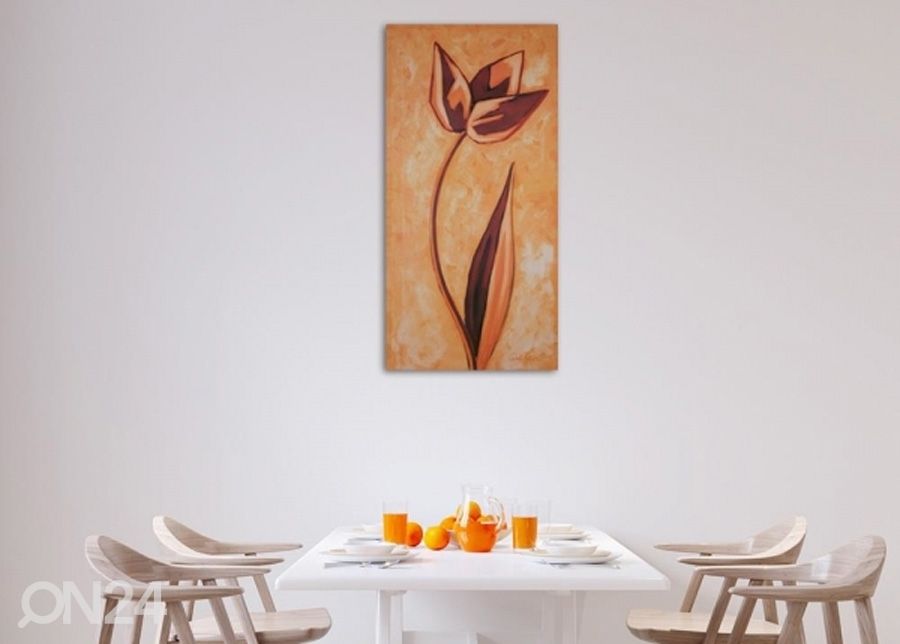 Taulu Sand Tulip 3D 50x100 cm kuvasuurennos