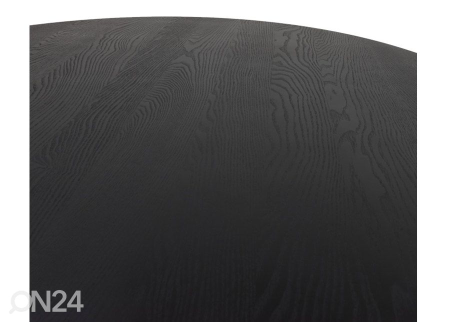 Tenzo ruokapöytä Rod 160x110 cm, musta kuvasuurennos