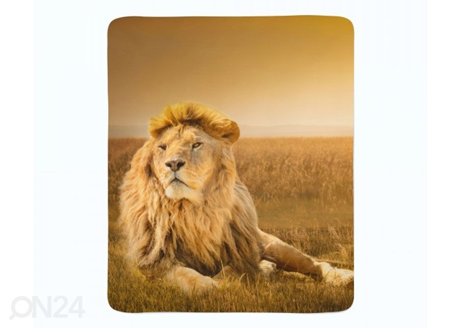 Torkkupeitto King of Beasts 130x150 cm kuvasuurennos