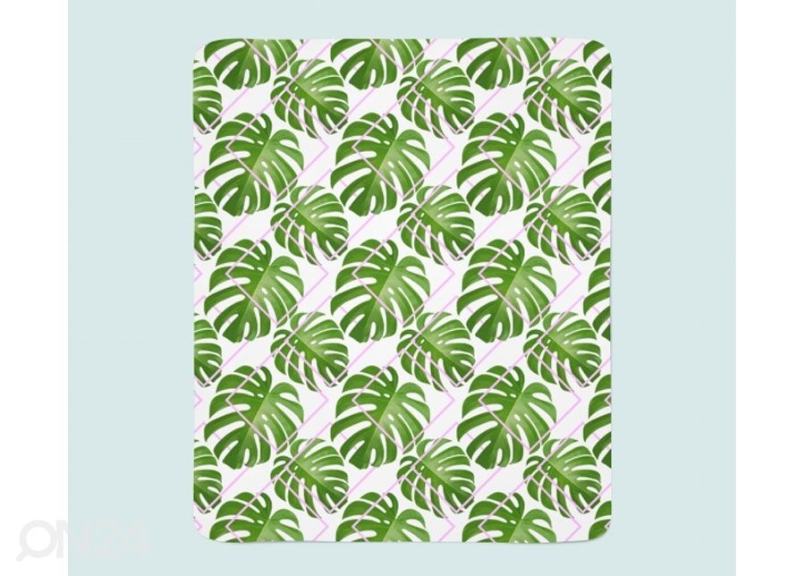 Torkkupeitto Tropical Palm Leaves 150x200 cm kuvasuurennos