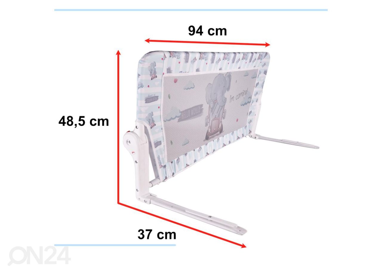 Turvalaita Norsu 90 cm kuvasuurennos