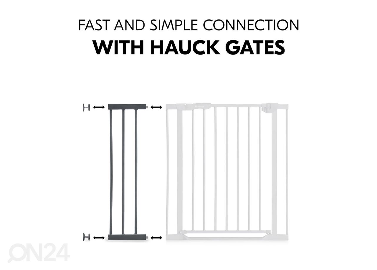 Turvaportin jatkopala 21 cm Hauck Select tummanharmaa kuvasuurennos