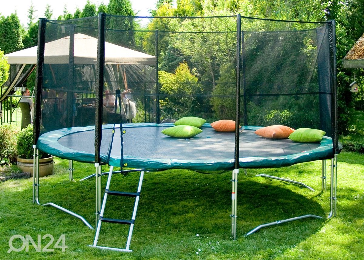 Turvaverkko ilman tukipylväitä 3,66 m trampoliiniin kuvasuurennos