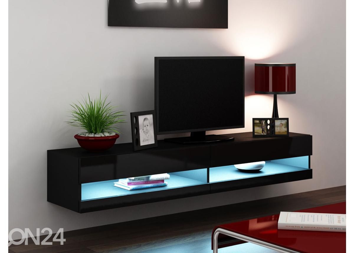 TV-taso 180 cm + LED kuvasuurennos