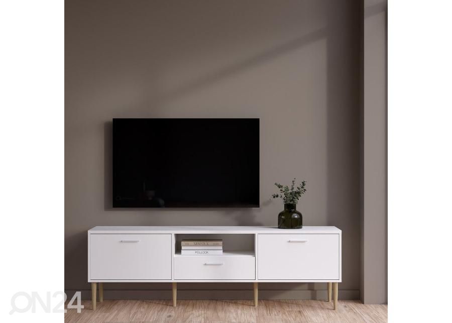 TV-taso Media 177 cm, valkoinen kuvasuurennos