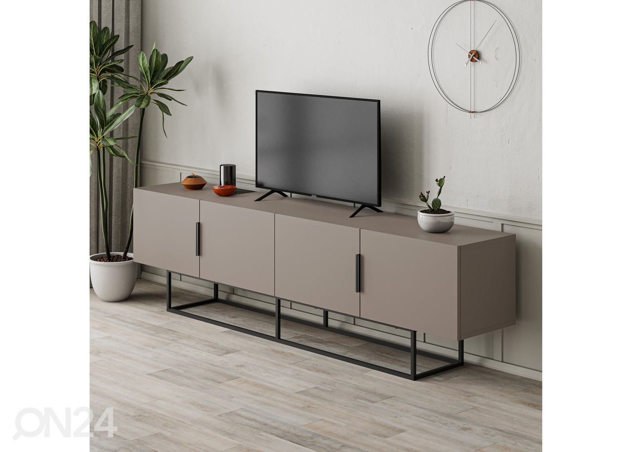 TV-taso Titan Mocca 4P 200 cm kuvasuurennos