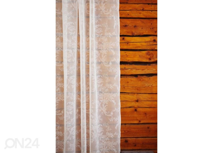 Tylliverho ARGENTO v.05 valkoinen 250x250 cm kuvasuurennos