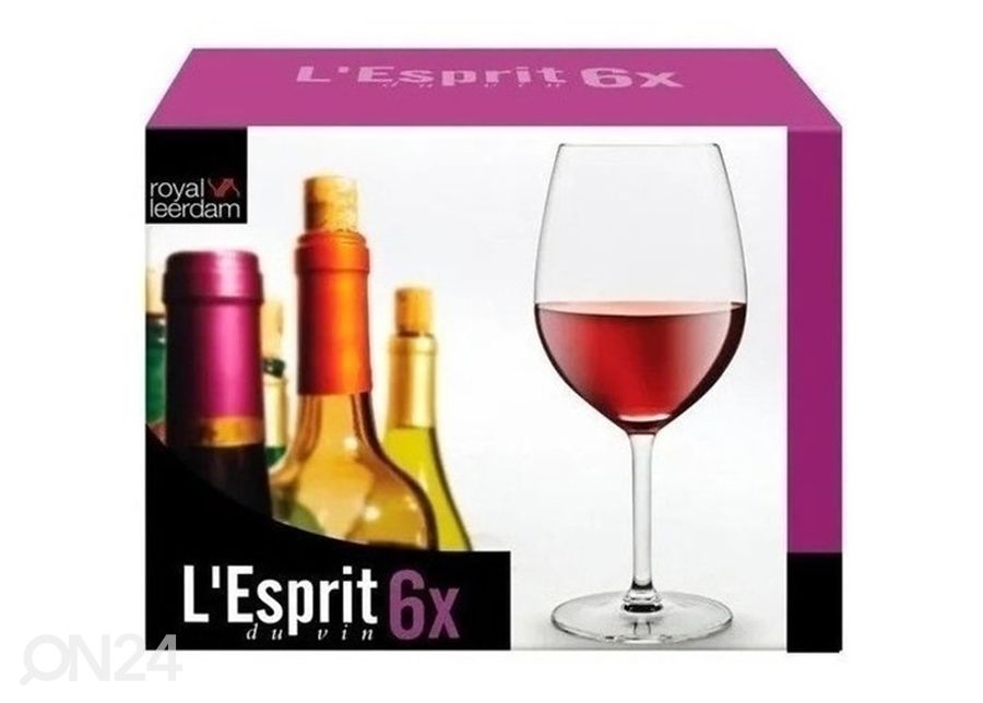Viinilasi Royal Leerdam L'Esprit 41 cl, 6 kpl kuvasuurennos