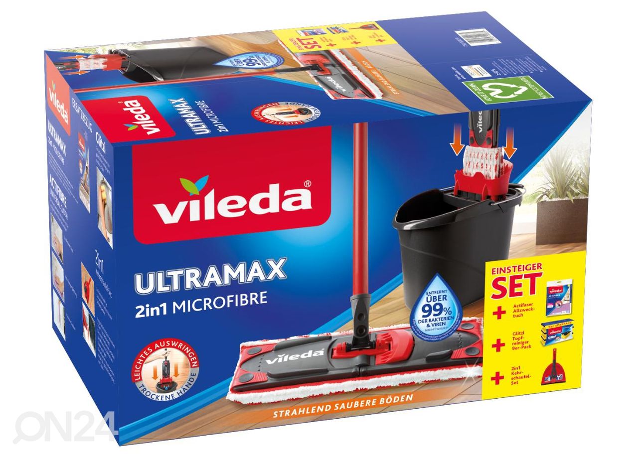 Vileda lattianpesusetti Ultramax Starter Box kuvasuurennos