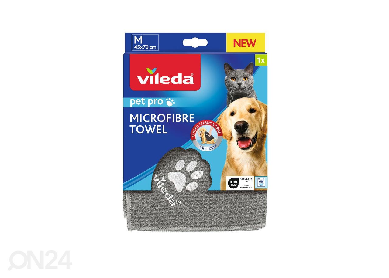 Vileda Pet Pro lemmikin kuivauspyyhe M (45x70 cm) kuvasuurennos