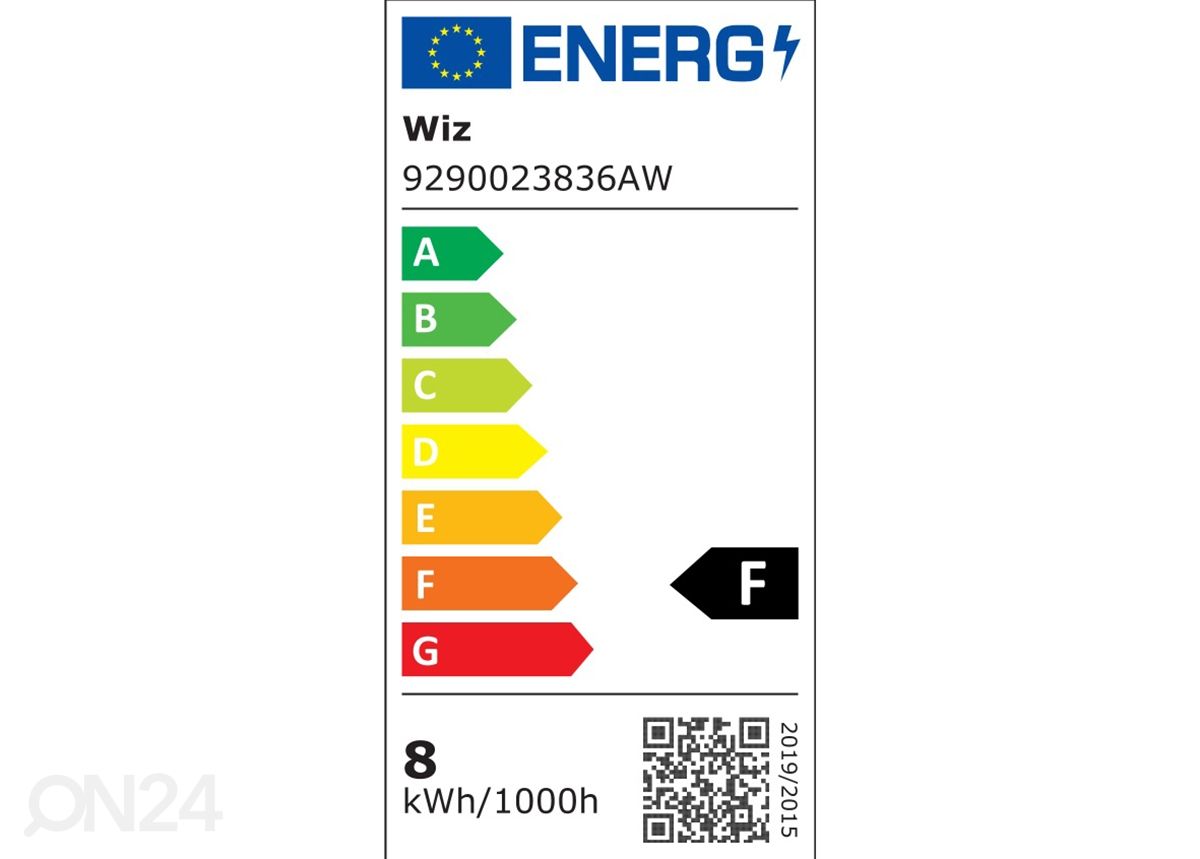 Wiz Wi-Fi sähkölamppu 60 W A60 E27 RGB 2200-6500K kuvasuurennos