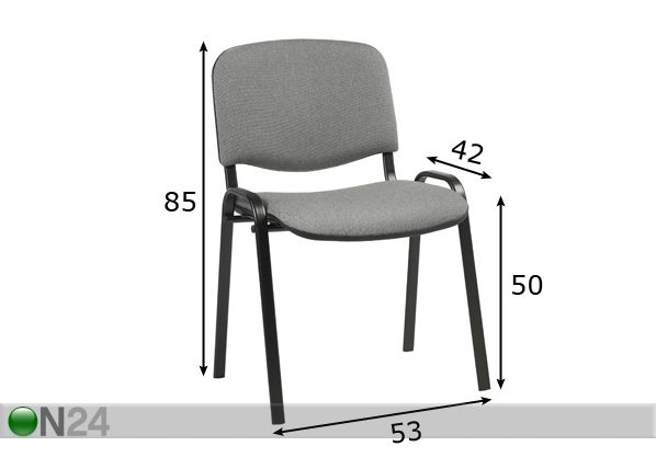 Asiakastuoli ISO mitat