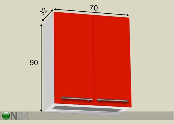 Astiankuivauskaappi 70 cm mitat