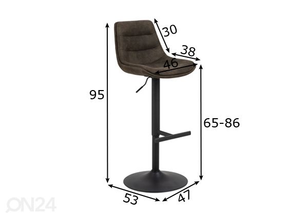 Baarijakkara Ada, 2 kpl mitat