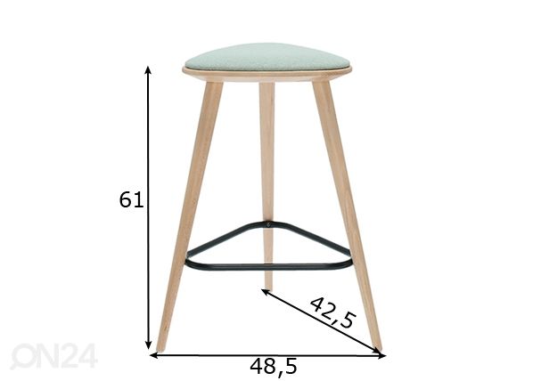 Baarijakkara Finn h61 cm mitat