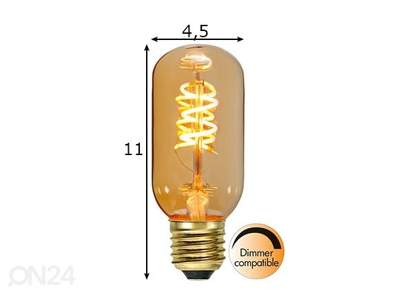 Dekoratiivi LED lamppu E27 2,8 W mitat