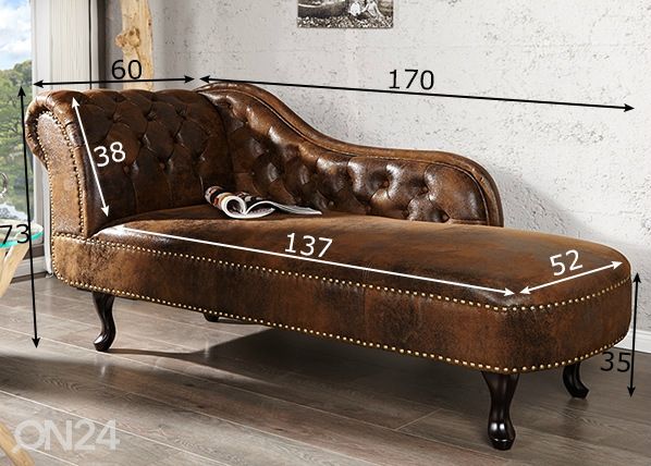 Divaani Chesterfield mitat