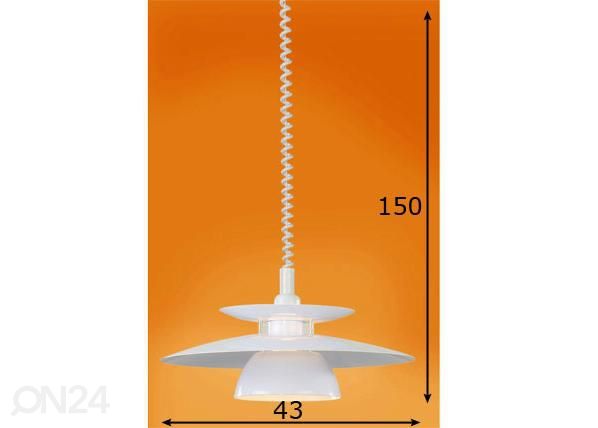 Eglo kattovalaisin Brenda mitat