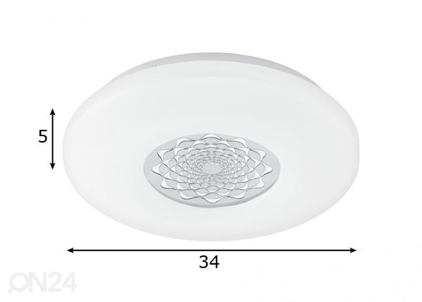 Eglo plafondi Capasso 1 LED mitat