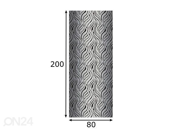 Eteismatto LINDA 80x200 cm mitat