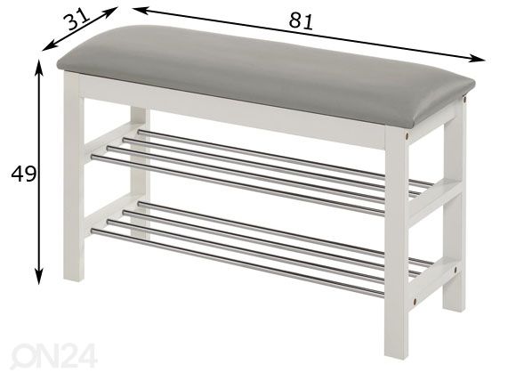 Eteispenkki mitat