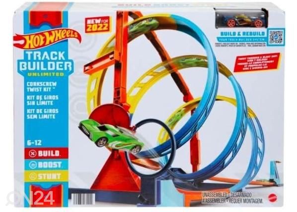 Hot Wheels® Track Builder® ruuvimeisseli surmansolmurata