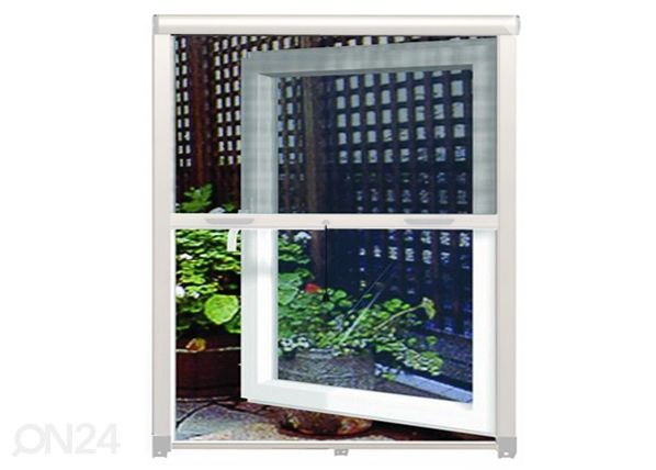 Hyönteissuoja-rullaverho ikkunan raameihin 140x170 cm
