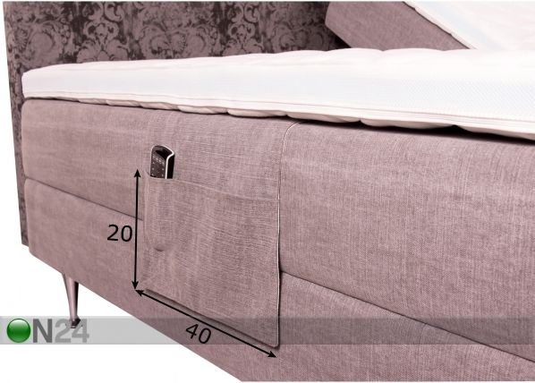 Hypnos sänkytaskut, 2 kpl 90 cm leveään sänkyyn mitat