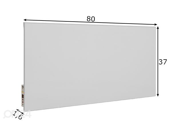 Infrapuna lämpöpaneeli HS400T 400 W mitat