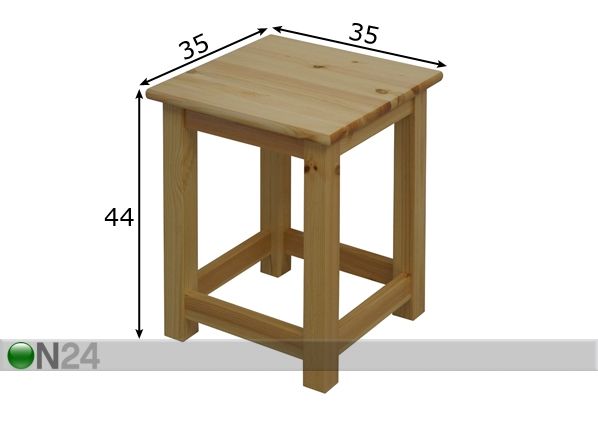 Jakkara h44 cm mitat