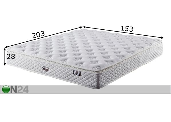 Joustinpatja 153x203 cm mitat