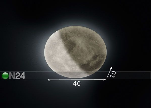 Kattoplafondi Lunar mitat