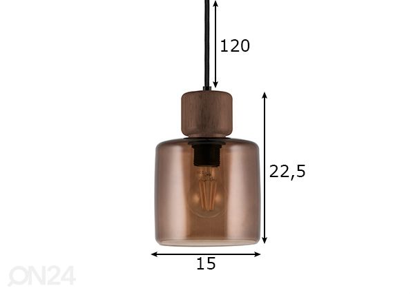 Kattovalaisin Dot 23 mitat