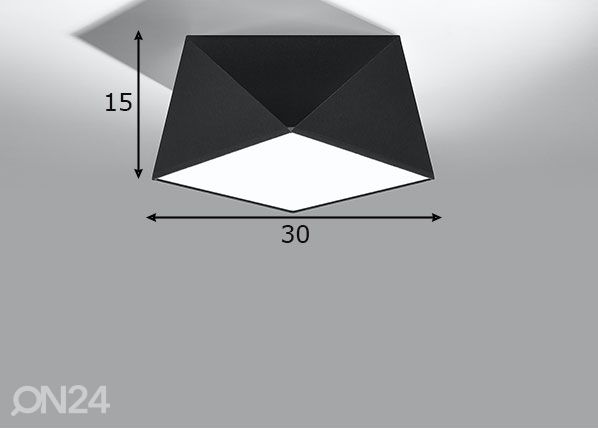 Kattovalaisin Hexa 25, musta mitat