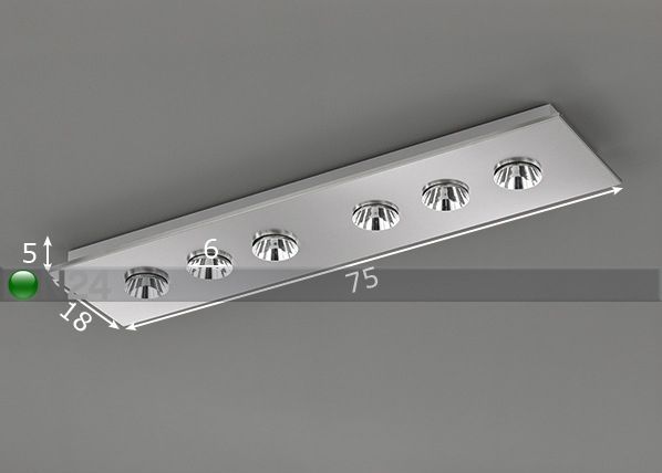 Kattovalaisin LED Cap mitat