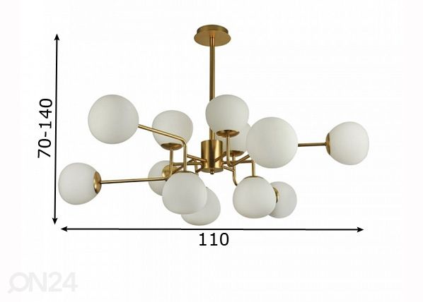 Kattovalaisin Modern Erich mitat