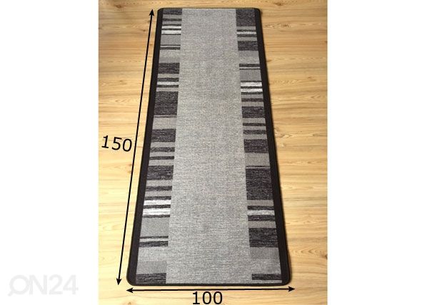 Käytävämatto Lea 100x150 cm mitat