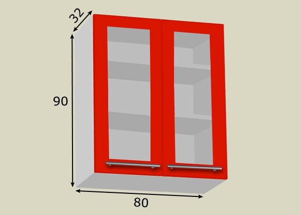 Keittiön yläkaappi 80 cm mitat
