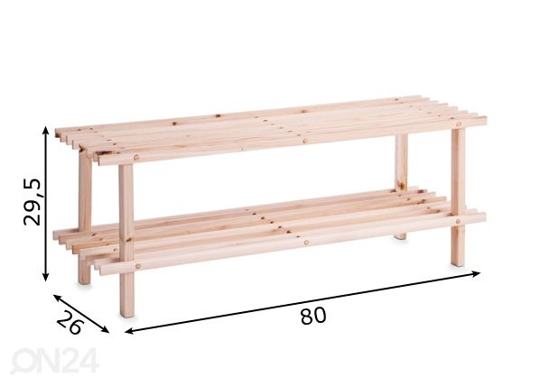 Kenkäteline mitat