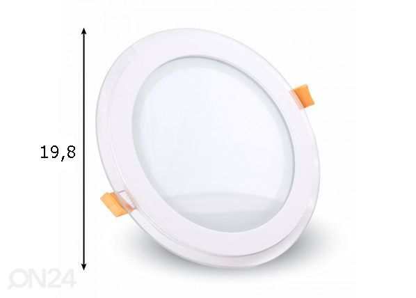 Kohdevalaisin LED 18 W mitat