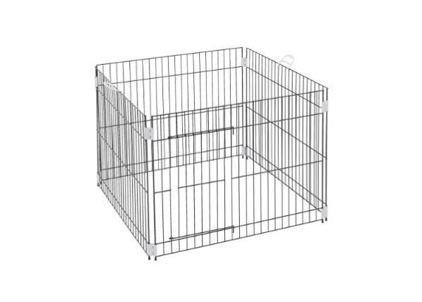 Koiranhäkki cage pen metalli 80x62 cm