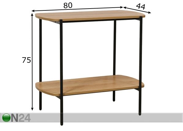 Konsolipöytä mitat