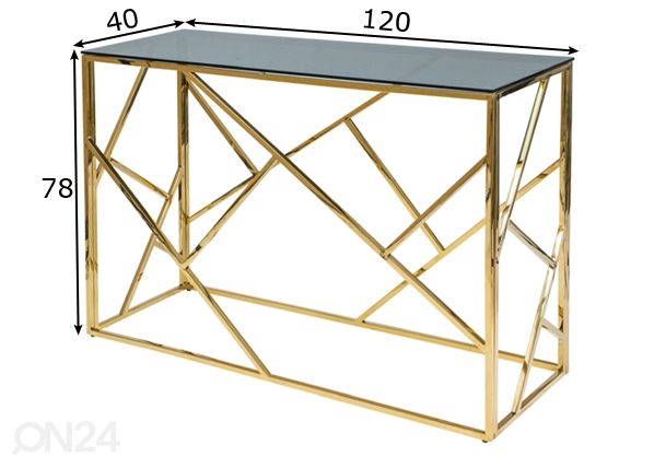 Konsolipöytä mitat