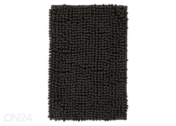 Kylpyhuoneen matto Fluffy Graphite 40x60 cm