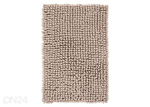 Kylpyhuoneen matto Fluffy Taupe 40x60 cm